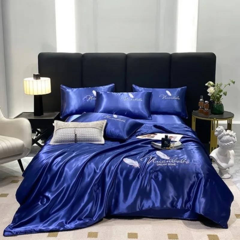 Summer Comfort Guaranteed:Ice - Silk Summer Quilt: Your Key To A Breezy Summer