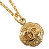 COCO Mark Necklace Vintage Plated Gold 83.3g Women Used