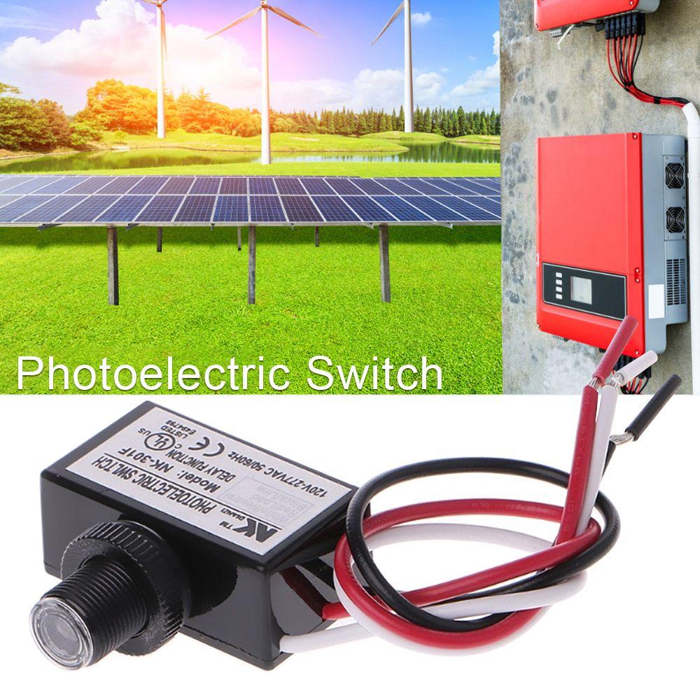 

Фотоэлемент безопасности, датчик наружного освещения, фотоэлектрический переключатель NK-301F, фотоконтроллер