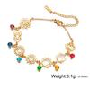 Lucky Seven Yoga Elements Gold Bracelet For Women Fringe Jewelry Birthday Gift