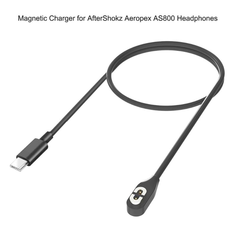 Magnetic Charging Cord Cable for AfterShokz Aeropex AS800 Wireless Headphone Safe and Fast Charger Cable 1m/1.8m