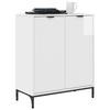Sideboard High Gloss White 69.5 X 33 X 82 Cm Engineered Wood