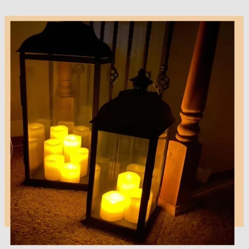 24Pcs Flickering Warm Flame LED Candles Battery Powered Flameless for Kids Bedroom Night Decor