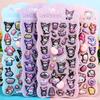 4/6 Pcs Cute Sanrio Butt Stickers My Melody Kuromi Cinnamoroll 3D Relief Sticker Kawaii Stress Relief Puffy Squishy Decals