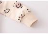 Autumn Cartoon Long-Sleeve Round Neck Sweatshirt for Girls - Casual Cotton Terry Kids' Top