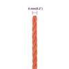 152923 vidaXL Work Rope Orange 6 Mm 25 M Polypropylene