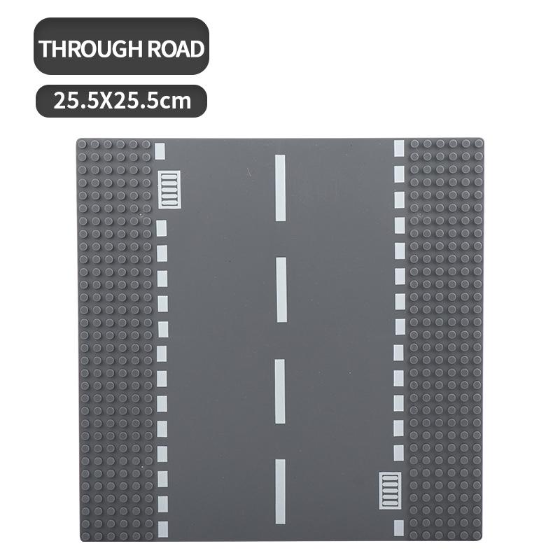 Classic Building Block Base Plate City View Traffic Road Figures Construction Toys Bricks 32Dots Plastic Baseplates Kids Gifts