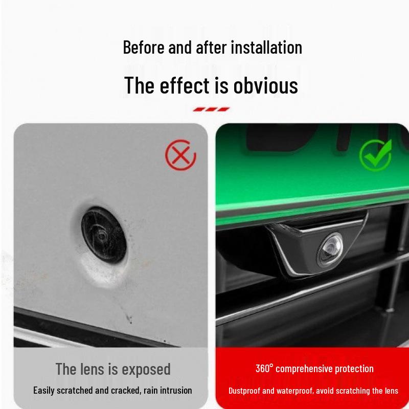 360° Lens Protector Cover for New Energy Vehicle Cameras (Front & Rear)