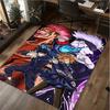 Jujutsu Kaisen Characters Home Carpet Office Decorative Carpet For Living Room Bedroom Door Mat Floor Rug Computer Chair Area Rug