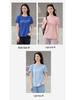 Spring-Summer Women's Casual Crew Neck Short Sleeve Solid Color Loose T-Shirt