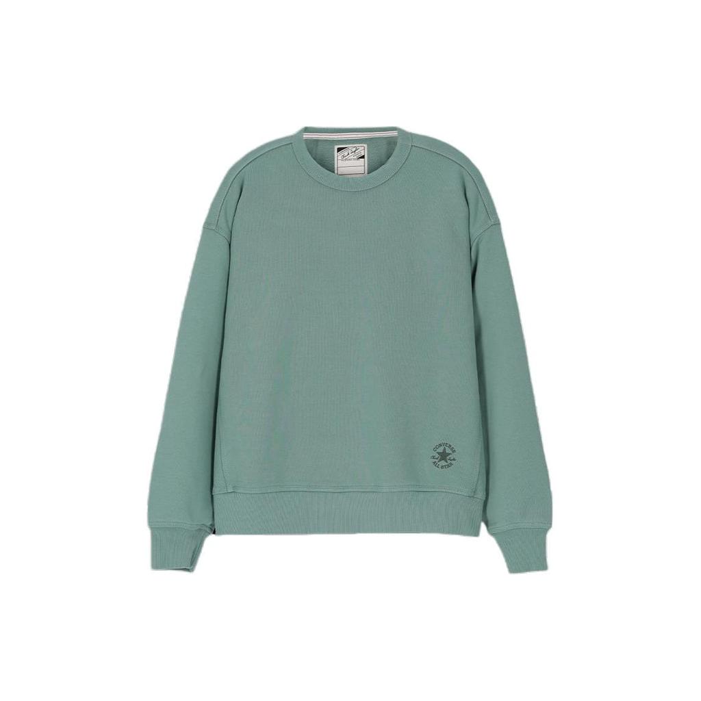 Converse T Shirts Women's Green Crew Neck Moderate Other 10025916-A06
