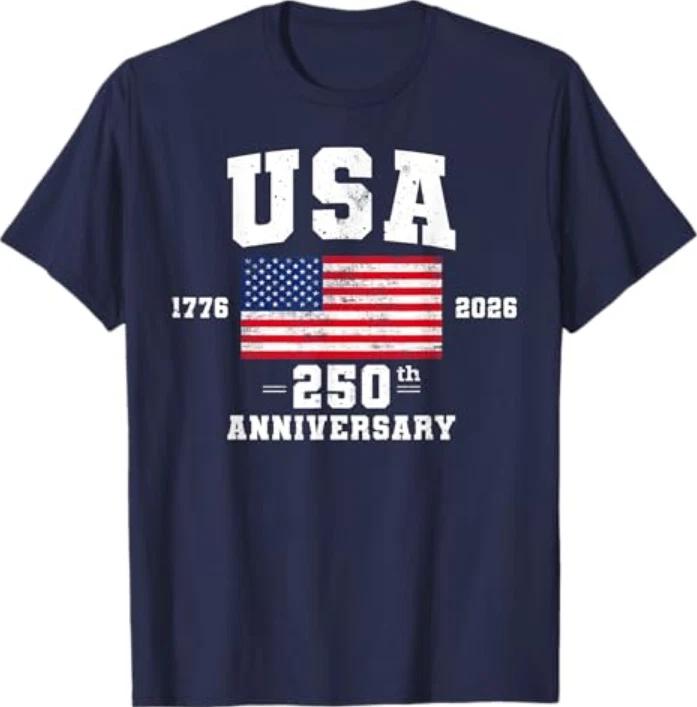 4th Of July America Us Flag Patriotic 250th Anniversary Usa Tshirt S