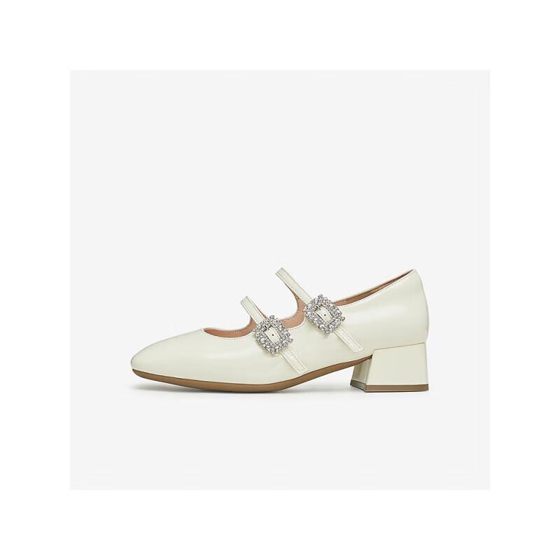 TATA Sweetheart Series Retro Chunky Heel Mary Jane Shoes 37