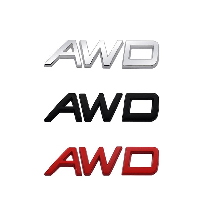 nsyjx8 Car Sticker Metal AWD Emblem Badge Trunk Decal for VOLVO S40 S60 S80 S90 V40 V60 V90 XC40 XC60 XC9 C30 Accessories