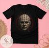 Hellraiser Pinhead Shirt, Clive Barker Horrorfilm Grafik T-Shirt, Kult Fan Bekleidung T-Shirt