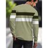 Men's Casual Sports Long Sleeve T-Shirt Breathable Fitted Long Sleeve, Machine Washable