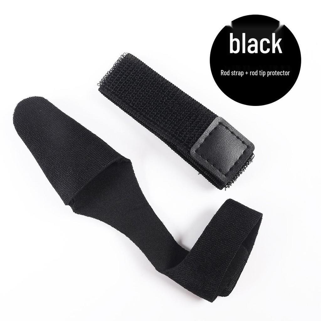 Cross-Border Fishing Rod Bundle with Protective Sleeve, High-Elastic Velcro Ties, Perfect Fishing Gear and Accessories.