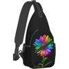 Sunflower Sling Bag Crossbody Bag Backpack Chest Bag Lightweight Shoulder Bag for Women Men for Travel Hiking Gym