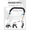 new Outdoor large space, four wheeled cat, dog, and dog cart, lightweight foldable and separated pet cart Pet Strollers