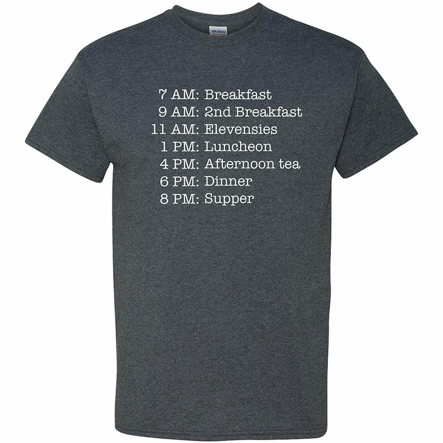 

Halfling Meals - Funny Book Movie Fantasy Humor Graphic T Shirt S