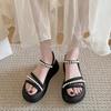 Roman Style Women's Sandals Pearl Platform Casual Ladies Shoes Sales Luxury Summer Pvc 2025 Korea On Sale Trend Offers Footwear
