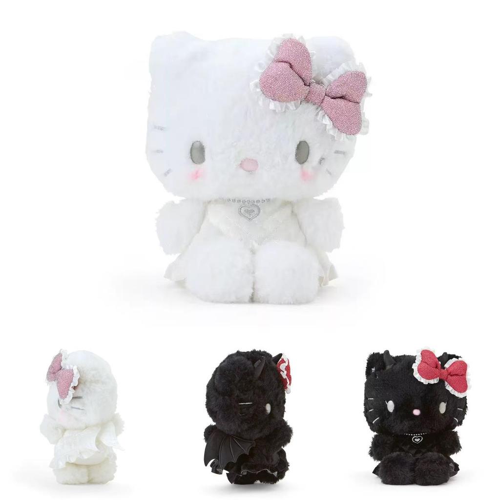 Weicher und kuscheliger Sanrio Kt Plüsch Schlüsselanhänger Niedlicher Dämonen-Engel Charakter Perfekt für Sammler