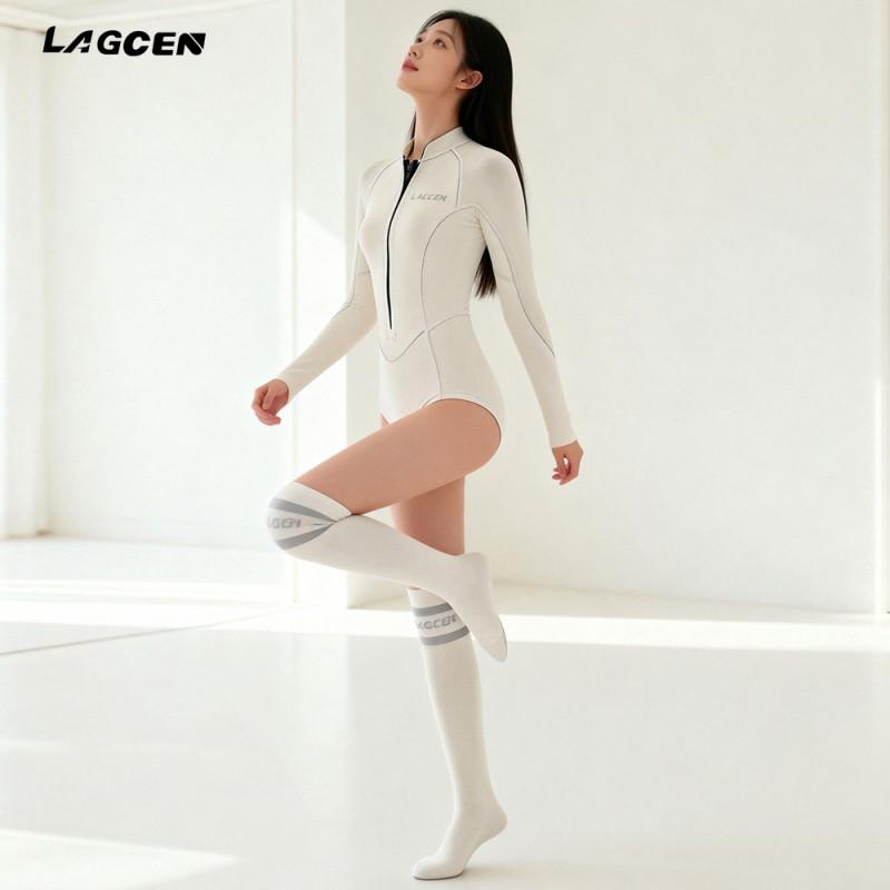 LAGCEN Womens Full Body Neoprene Wetsuit Scuba Diving Snorkeling Surfing Water Sports Warm Thermal Protection