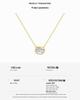 European Style S925 Sterling Silver Women's Necklace & Earrings Set with Simple 2-Carat Pendant and 1.5-Carat Silver Earrings