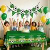 Decoração de Festa de Aniversário de Futebol para 10 Convidados Louça Descartável com Toalha de Mesa Pratos de Papel Copo Guardanapo Garfo Faca Colher de Plástico Faixa para Esportes