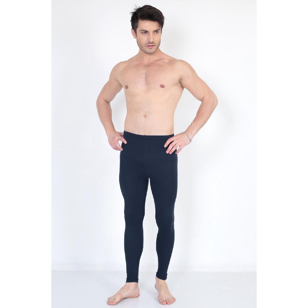 Erhabene Thermounterwäsche | Unisex Thermostrumpfhose aus Baumwolle Schwarz