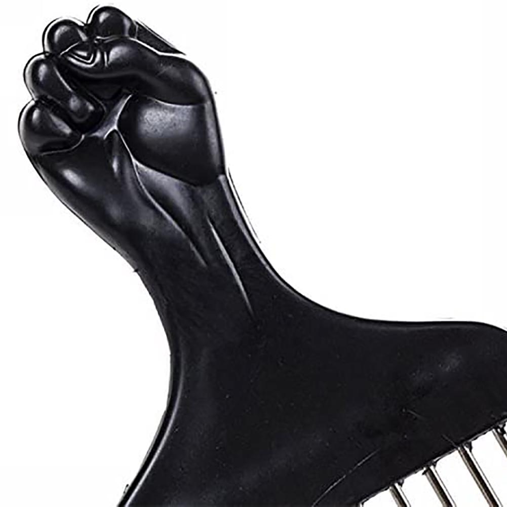 Afro Hair Comb Insert Hair Curly Brush Fork Plastic Hair Pick Comb Anti static Hairstyling Tool