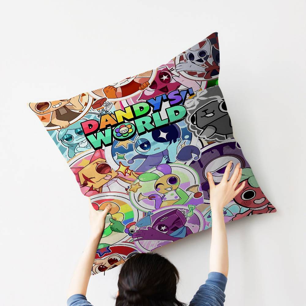 D-Dandys WorldS Cartoon Pillow Gifts Home Office Furnishings Bedroom Sofa Car Cushion Cover case 45x45cm