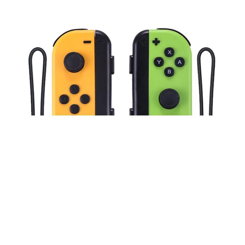 NS Switch JoyCon Bluetooth Controller with Left/Right Handles, Remote Wake-Up, and Hand Strap