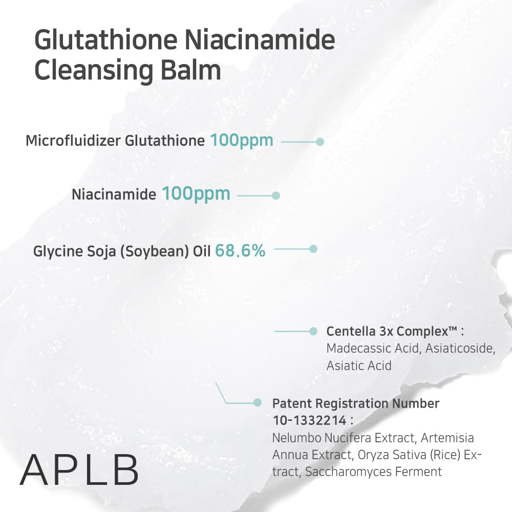 [APLB Official] Glutathione Niacinamide Cleansing Balm 80ml