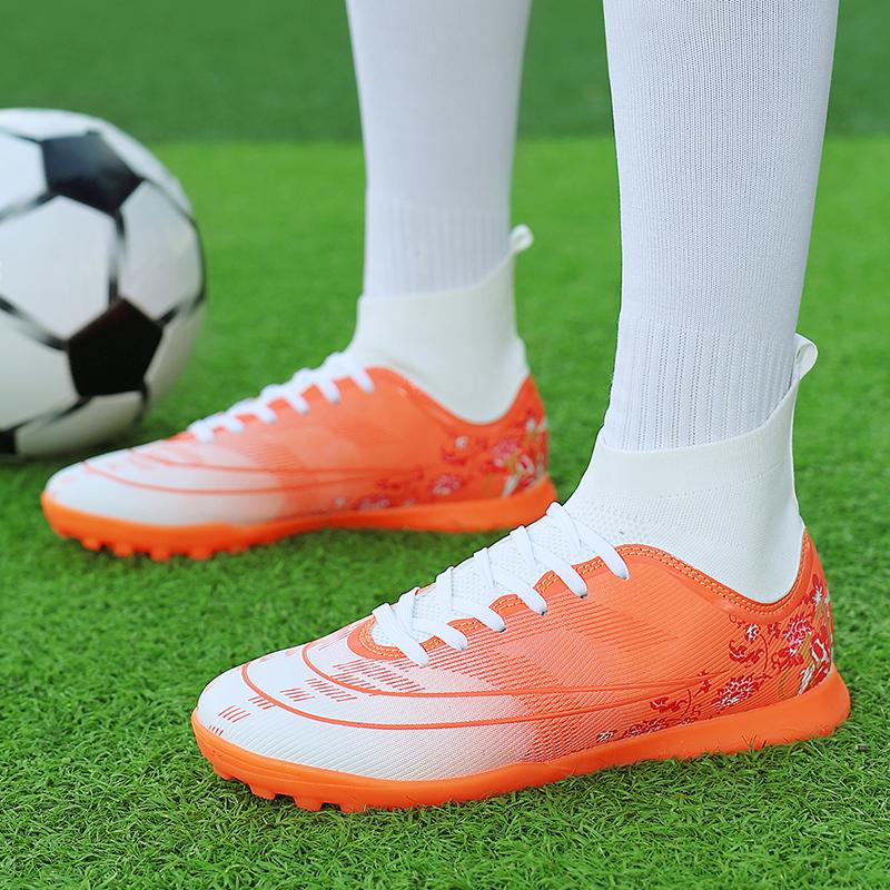 Scarpe da Calcio TF per Uomo Donna Uomo Scarpe da Calcio Tacchetti da Calcio Antiscivolo Ultraleggere Scarpe da Ginnastica Ragazzi Ragazze
