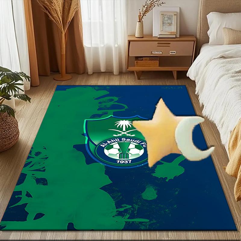AS Saint-Étienne Rug Game Carpet, Floor Mat for Bedroom Living Room Entryway Rug, Home Decor Idea Gift for Christmas Birthday
