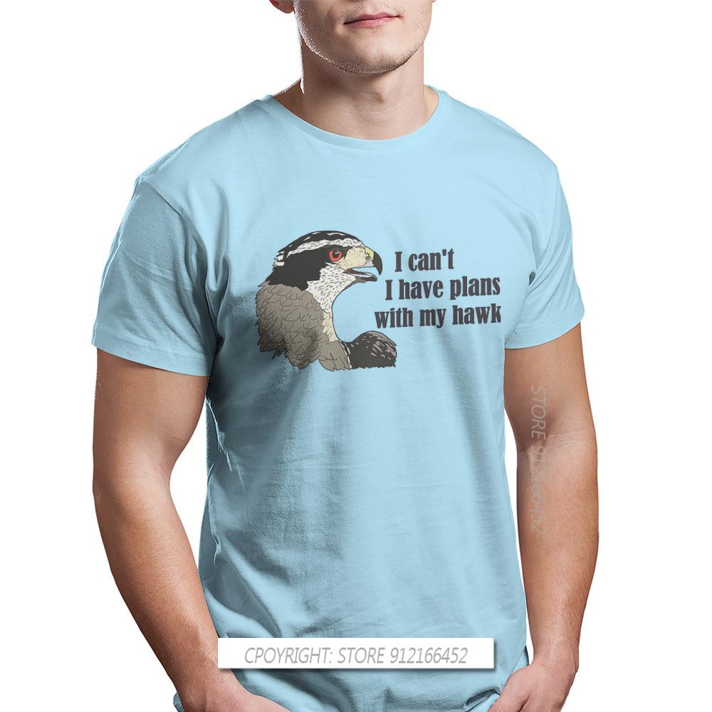 

Falconry Austringer Bird TShirt For Men Goshawk Plans Basic Summer Sweatshirts T Shirt Designer Trendy Fluffy 4XL