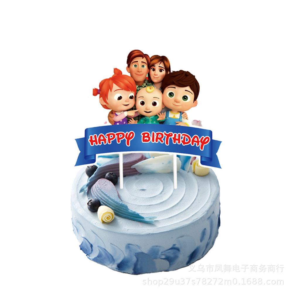 Coco Watermelon Baby Birthday Party Supplies Decorative Disposable Tableware Set Invitation Card Pennant Background Cloth