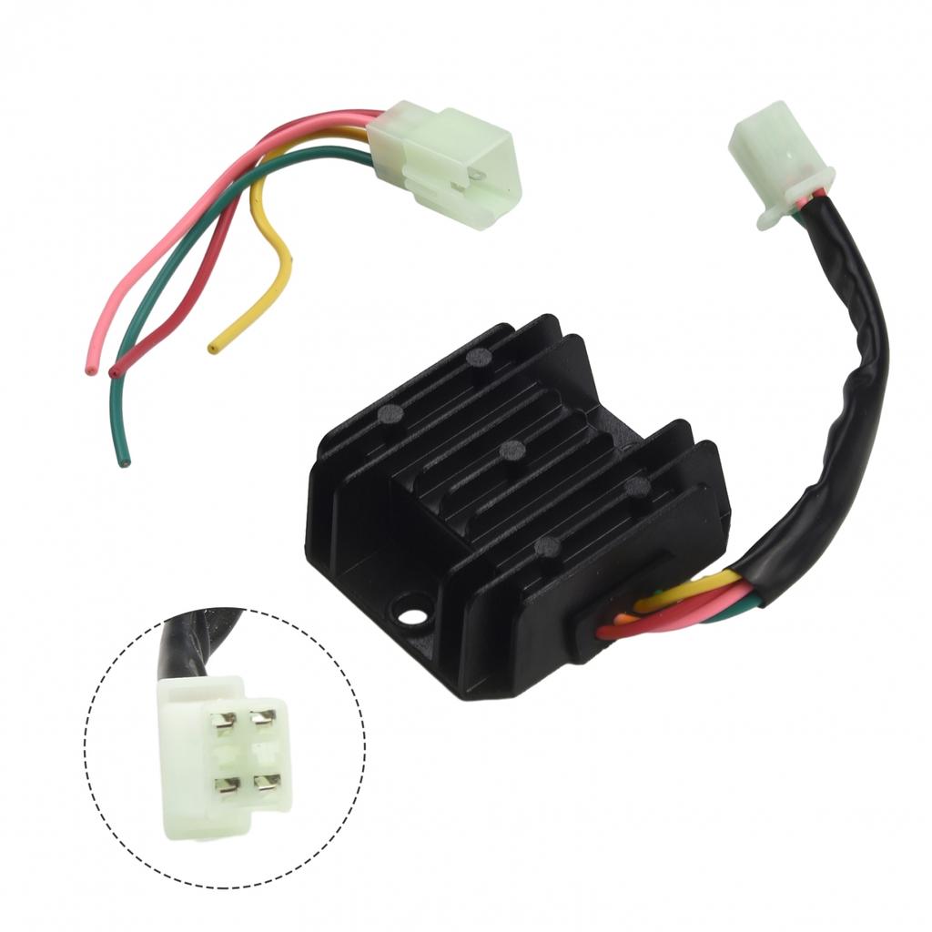 Black Rectifier For Motorcycle Scooter ATV High Quality