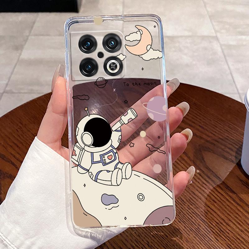 Jelly Case For OnePlus 10 Pro 10T ACE Pro Clear Silicone Soft TPU Back Cover One Plus 10PRO ACEPro Cute Rabbit Cat Phone Case