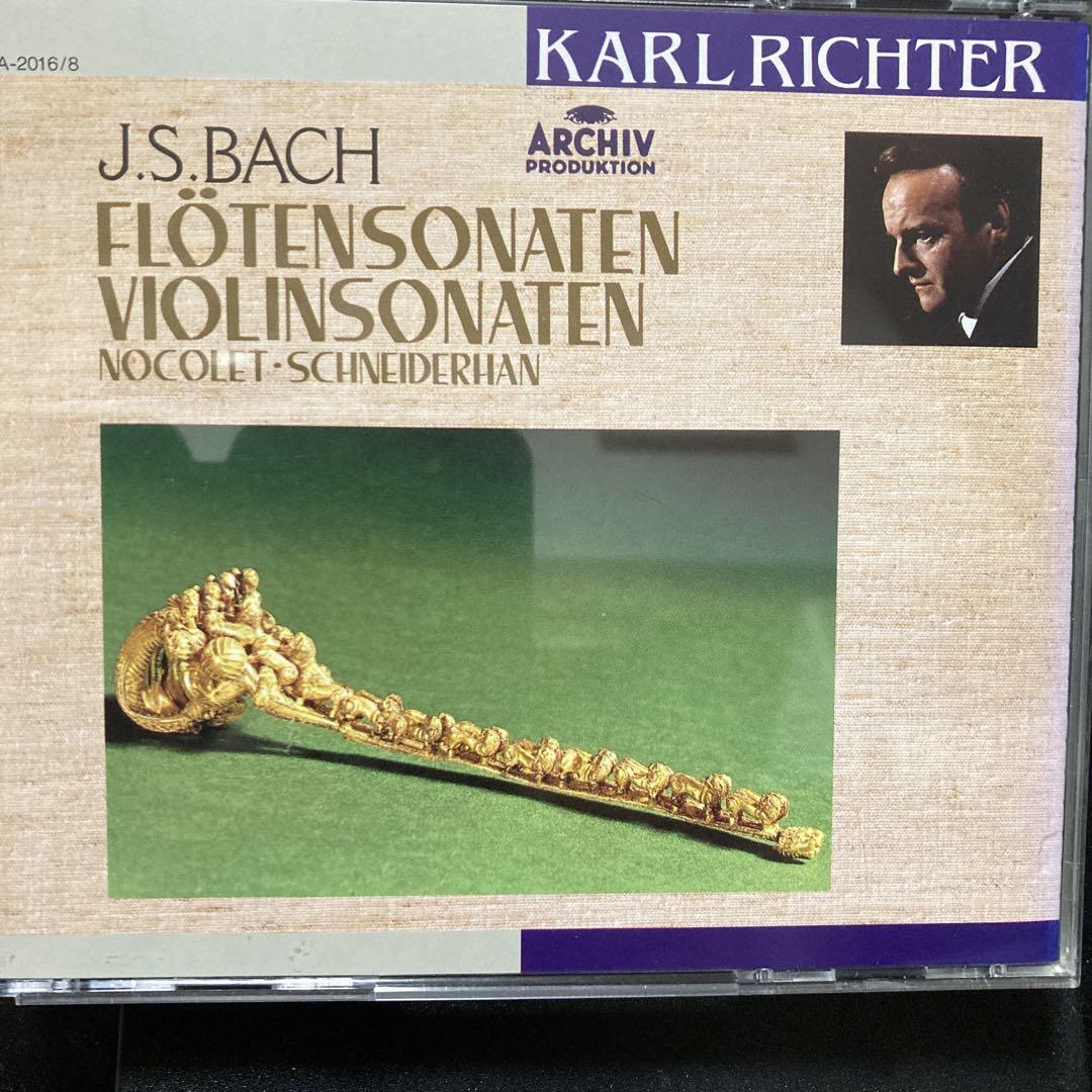

[USED] Bach: Flute & Violin Sonata 3CD Richter, Harpsichord Nicolet (fl)