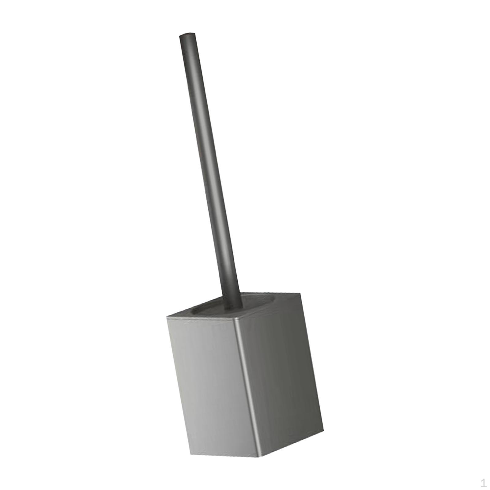 Modern Toilet Brush Set for Hygiene Grey
