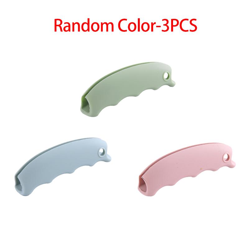 Ergonomic Silicone Grocery Bag Handle Anti-slip Comfort Grip for Heavy Shopping Bags Portable Labor-saving Handle Carrier Tools