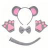 Mouse/Monkey Costume Accessories Ears Headband Tail Tutus Skirt for Halloween Cosplay Party Dressing Up Animal Costumes