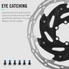 RYET Bicycle Brake Rotors 140mm/160mm 6-Bolts&Center-Lock MTB Rotors Road Bike Bicycle Disc Brake Rotors Bicycle Accessories