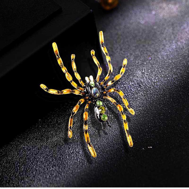 Große Spinnenbrosche, Europäisch und Amerikanisch, Persönlichkeit, Übertreibung, Anstecknadel, Modisch, High-End, Leichter Luxus, Vielseitig