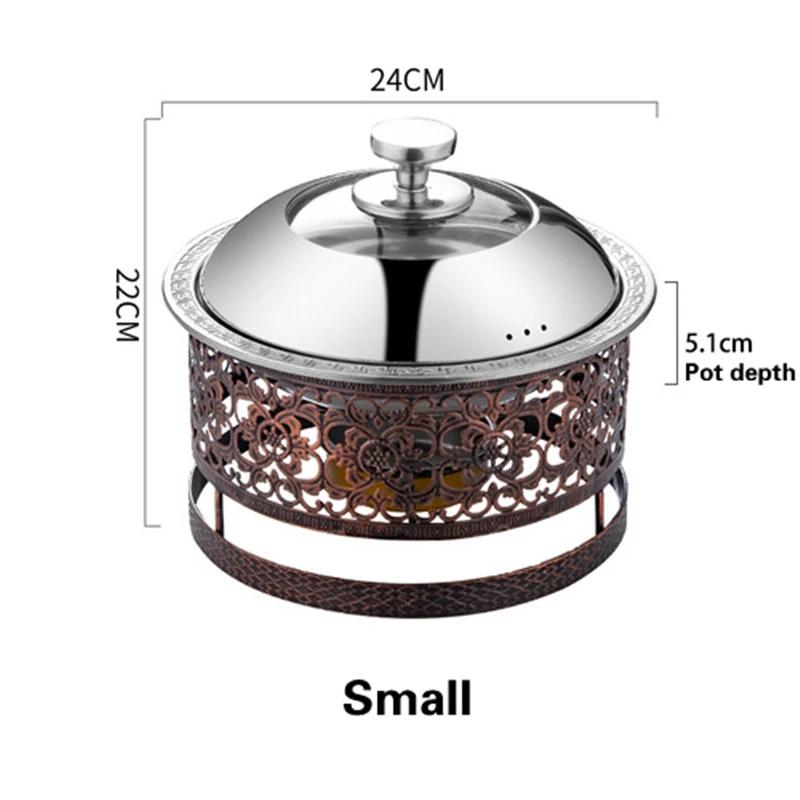 Hotel Dry Pots Solid fuel Stainless steel pot pots and pans Cookware Cooking pot Alcohol heater Commercial small hot pots