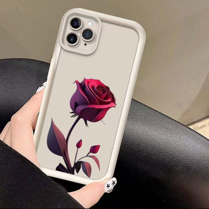One Rose iPhone 17/17 Pro Max Case - Unique Design for Personality (Fits Models 13, 14 Pro, 12)