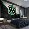 Hannover 96 Art Wall Tapestry, Aesthetic Printed Fabric Blanket, Suitable for Bedroom, Living Room, and Home Decor.
