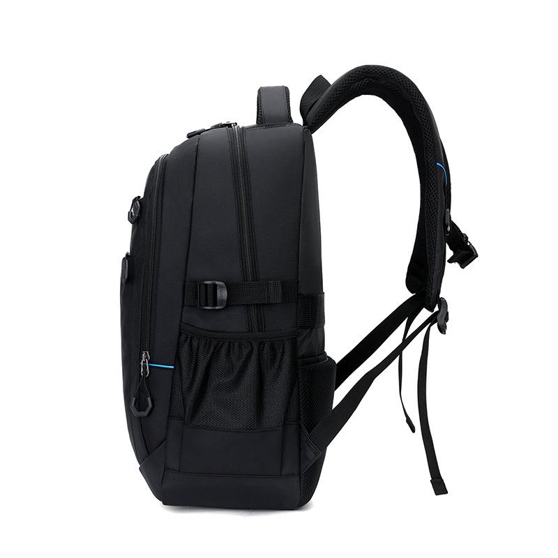 Large capacity student schoolbag men's backpack leisure travel ridge luggage bag junior high school backpack dirt-resistant and durable